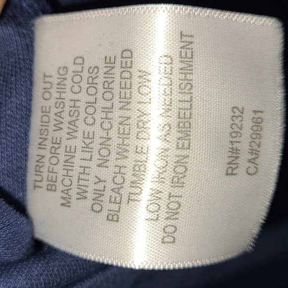 Alfred Dunner Woman Island Hopping Embroidered Design Pullover, Top Size 2X Navy - Picture 11 of 11